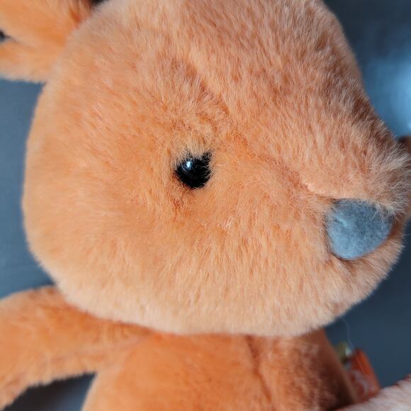 B. Toys Orange Bunny Plush Stuffed Animal Soft Ears 12" Rabbit Toy - Picture 6 of 14